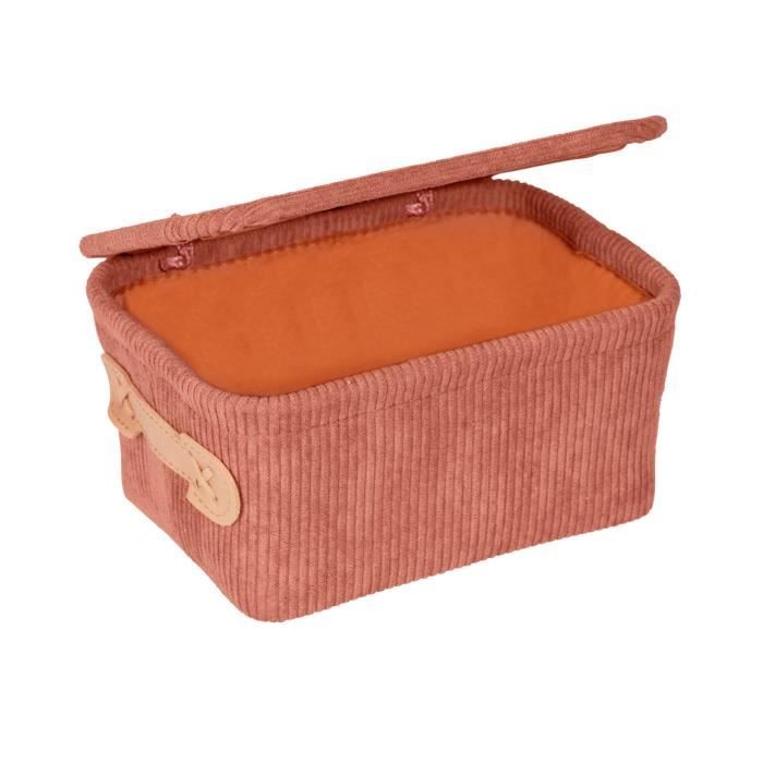 WENKO Aria 54046100 Boîte de rangement en métal avec couvercle en bois d'acacia perméable à l'air Beige 1,6 l Métal revêtu par pulvérisation Crème 13,5 x 15 cm
