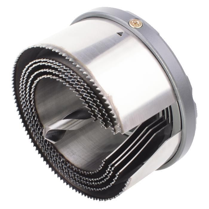Coffret de 4 Trépans, Diamant - wolfcraft - Diamètre 5, 6, 8, 10 mm - Profondeur de coupe 30 mm