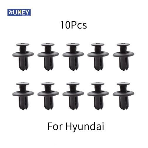 Lot De 8 Fixations Rapides En Aluminium Pour Garde-boue, Pare-chocs Et Capot Moteur - Décoration Et Fixation Facile Pour Voiture - 6