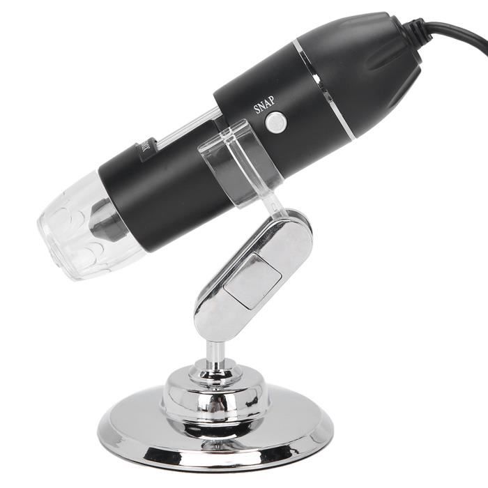Microscope Numérique OPPWONG 200X Avec Écran HD - Loupe Éclairée Pour Inspection, Lecture Et Observation