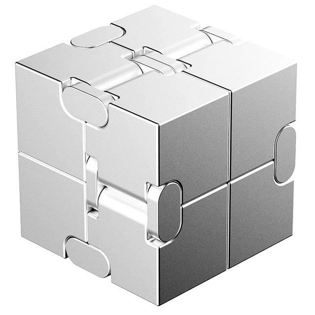 CASSE-TETE,baby blue--Cube magique Infinity pour enfant et adulte CASSE-TETE,baby blue--Cube magique Infinity pour enfant et adulte