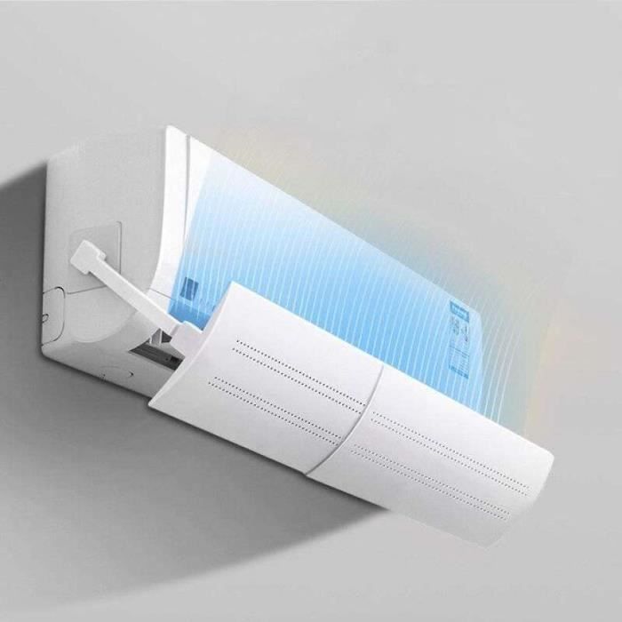 Déflecteur central rétractable pour climatiseur - Anti-soufflage direct - Montage mural - Déflecteur d'air central pour climatisation (filtre en coton-S Déflecteur central rétractable pour climatiseur - Anti-soufflage direct - Montage mural - Déflecteur d'air central pour climatisation (filtre en coton-S