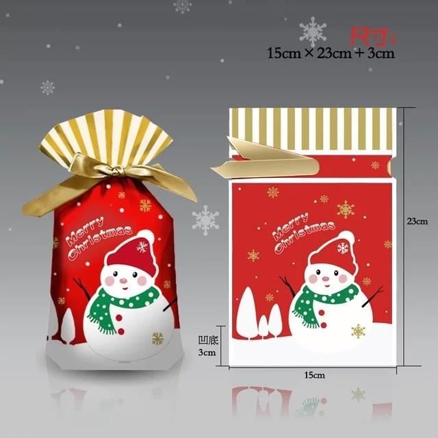 Boite cadeau,B13 15233CM5PCSSac Cadeau De Noël Avec Dessins Animés