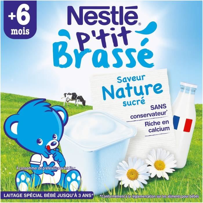 Nestle P Tit Brasse Nature 8x100 G Des 4 6 Mois Achat Vente Dessert Lacte Nestle P Tit Brasse Nature 8x100 G Des 4 6 Mois Soldes Cdiscount
