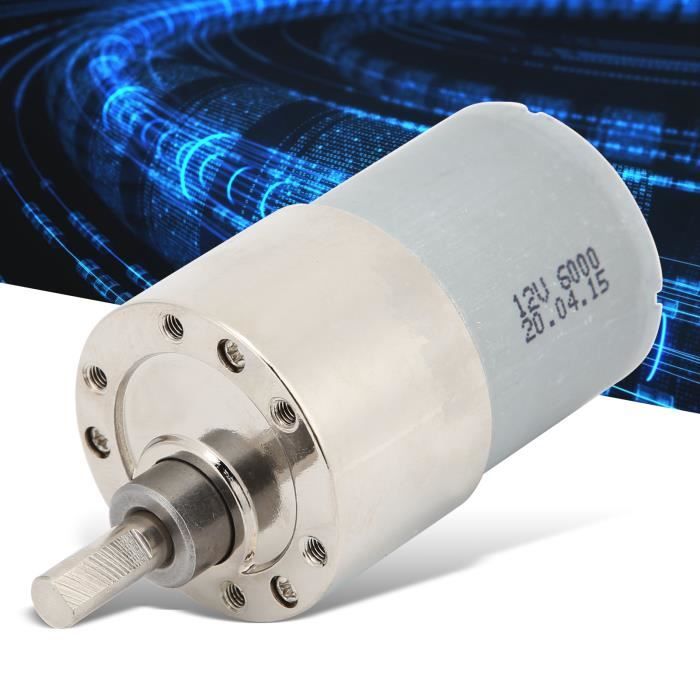 Eosnow Moteur De Boîte De Vitesses électrique à Réduction De Vitesse Electrique Moteur A Engrenage A Vis Sans Fin Reversible 8mm Arbre 12v 12v 20rpm 79607028