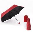 Black -Mini parapluie de poche Portable, Anti UV, Portable, de voyage, Compact, pliable, pour femmes et hommes-1