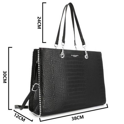 Sac Cabas Bowling Femme En Similicuir Suédé - Grand Format A4, Idéal Travail Ou Quotidien