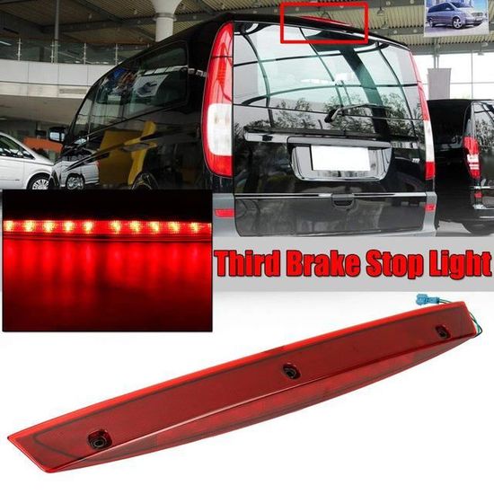 3ème Feu Stop Arrière LED Pour Mercedes Vito/Viano W639 - Référence A6398200056 - 12 LEDs Rouge - 52,5 Cm - 4