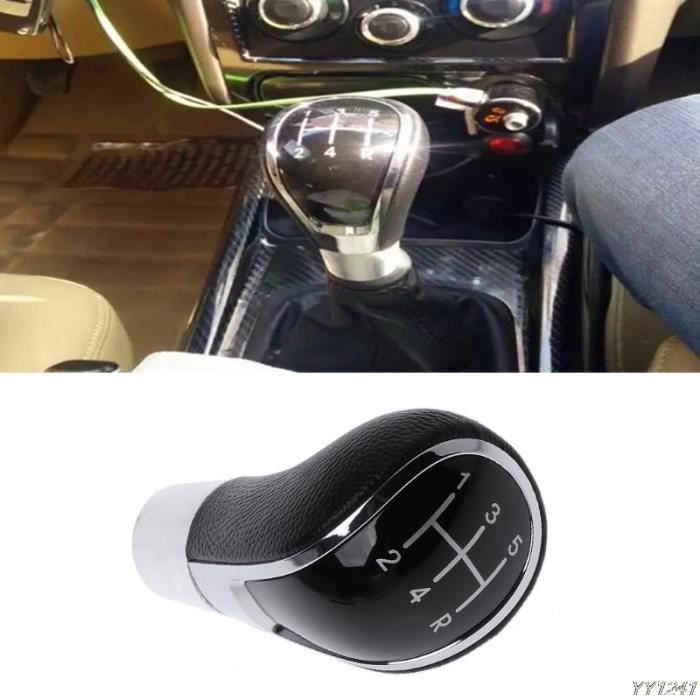Pommeau de levier de vitesse manuel à 5 vitesses tête de levier noir de  voiture pour Hyundai Elantra I30 Kia - Cdiscount Auto