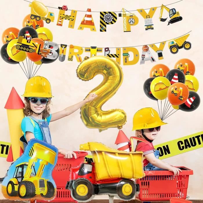 Kate Ballons jaunes Garçon Anniversaire pelle Toile de fond