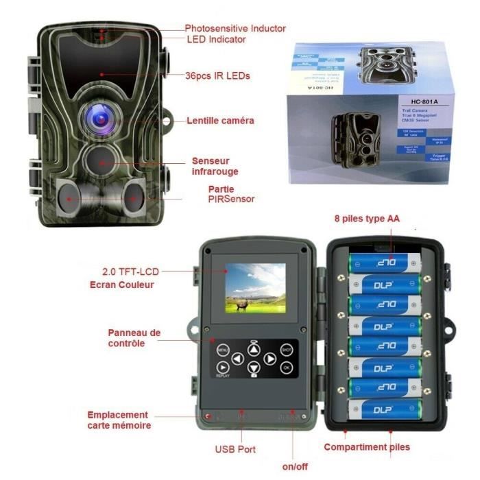 Viseur Nocturne Infrarouge 400m 850nm LED IR 16mm - Vision De Nuit Pour Chasse, Neuf