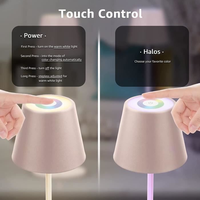 Lampe Bureau LED Pliable UKOFEW – 3 Couleurs, Gradation Tactile, USB | Lecture & Travail Yeux Protégés