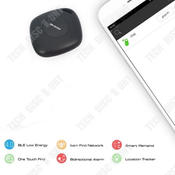 TD® Localisateur de clés d'objet téléphone sans fil siffleur gps voiture  connecté intelligent recherche Bluetooth finder portefeuill - Cdiscount Auto