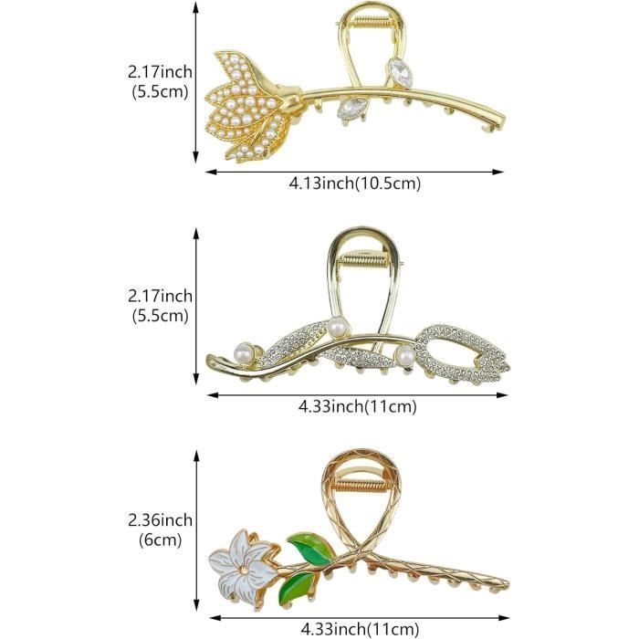 Lot De 5 Pinces à Cheveux En Forme De Germe De Haricot Vert – Accessoire Mignon Pour Enfants