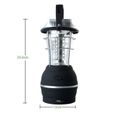 Exterieure 36 LEDS Lampe Solaire Rechargeable Lampe Lanterne de Manivelle Dynamo Pour Camping Randonnee-2