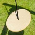 Balançoire disque en bois - SOULET - OBJECTIF NATURE - Diamètre 30cm - Pour enfants de 3 à 12 ans-2