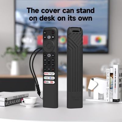 Protege Telecommande Coque De Protection En Silicone Pour Télécommande TCL RC802V FMR1 FNR1 Protection Telecommande Apple Tv