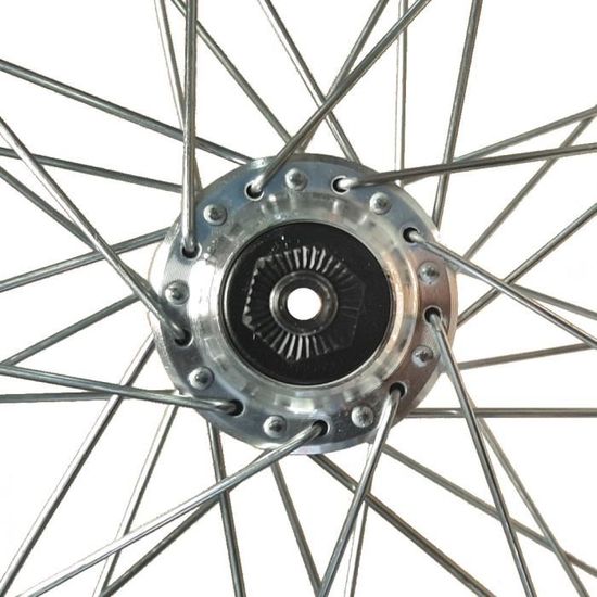 Roue avant velo 26 pouces aluminium simple paroi Cyclingcolors VTT VTC Cdiscount Sport