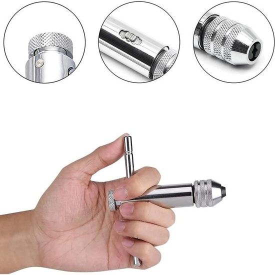 Uxcell 3/8-24 UNF Taraud à Cannelure Droite Et Ensemble De Forets Hélicoïdaux De 8,4 Mm, M35 Cobalt En Acier Rapide Pour Tarauds De Tarauds En Acier