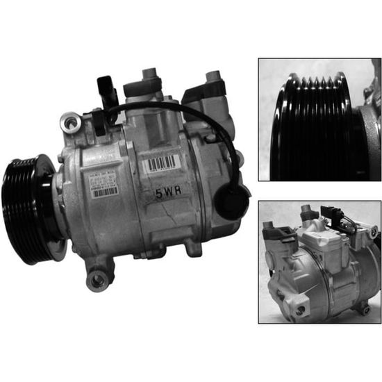 Compresseur Climatisation Valeo 813200 - Compatible VW Golf IV, Audi A3, Seat Leon | Avec Huile PAG 135ml