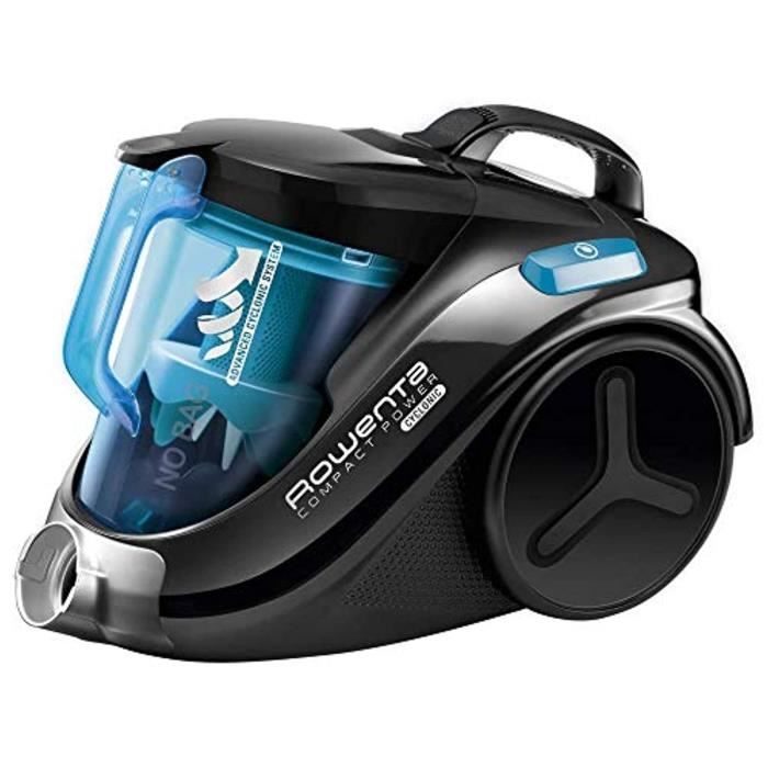 Rowenta, Aspirateur Sans Sac, Puissant, 750 W, 1,5 L, Accessoires Inclus,  Compact Power Cyclonic RO3731EA - Cdiscount Electroménager