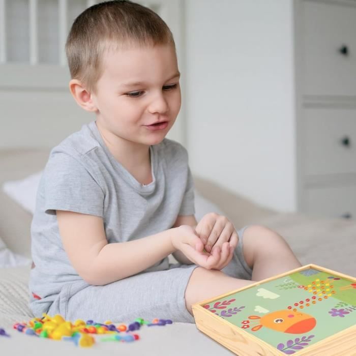 Jeu de mosaïque enfichable enfants - - kit de bricolage en mosaïque