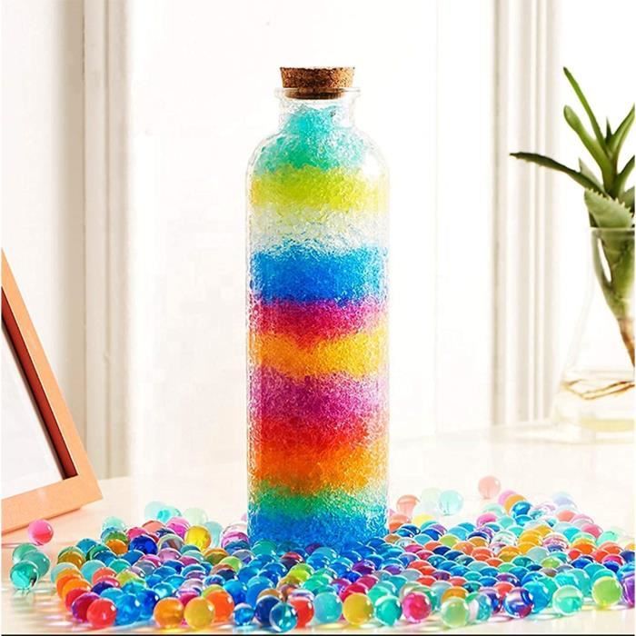 20000 pièces Perles d'eau Transparentes remplissage de vases pour plantes  Perles d'eau absorbantes - Cdiscount Maison
