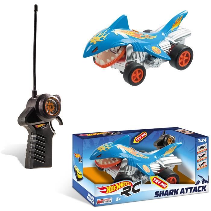 Voiture radiocommandée Hot Wheels Shark Attack Mondo Motors : King