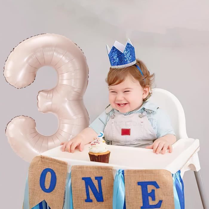 Ballon Anniversaire 30 Ans Ballons Chiffre Numéro 30 Bleu 101 Cm