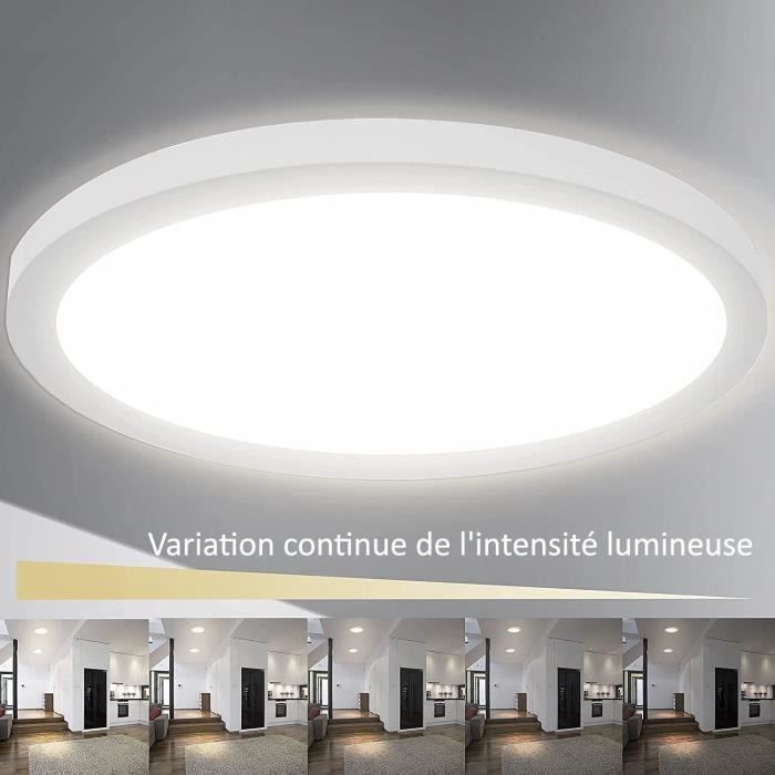 Emos Exclusive Spot LED Encastrable - Lampe Plafond Orientable 50° pour  ampoules LED 12 Spots LEDs Ronds 5 W/450 Lumens [3000K] - Cdiscount Maison