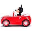 Voiture Radiocommandée - JADA TOYS - MICKEY Roadster - Licence Disney - Rouge - Extérieur-3
