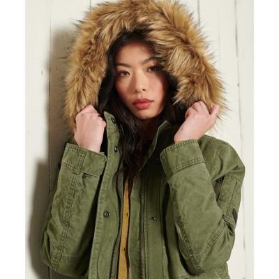 Parka kaki femme best sale superdry