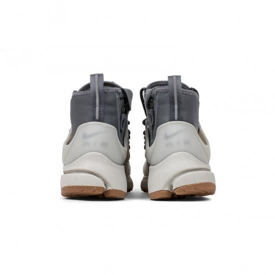 Chaussure Running Nike Air Presto Mid Utility Premium Femme Beige Route Beige Cdiscount Sport