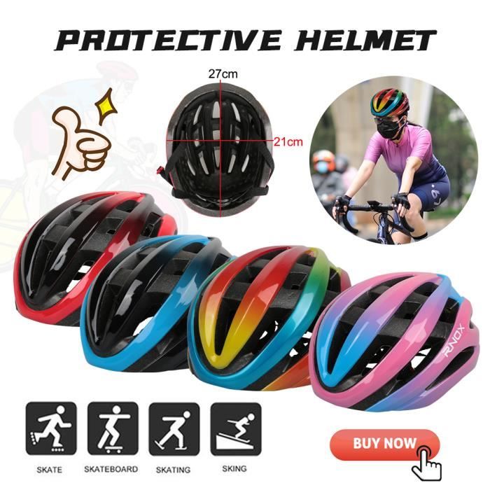Vert eblouissant Casque aerodynamique pour hommes et femmes casques de velo de route VTT protection de la Cdiscount Sport