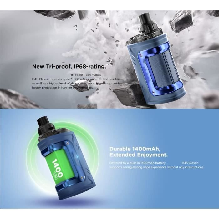 GeekVape H45 Classic Kit 45W BuiltIn 1400Mah Battery With 4Ml