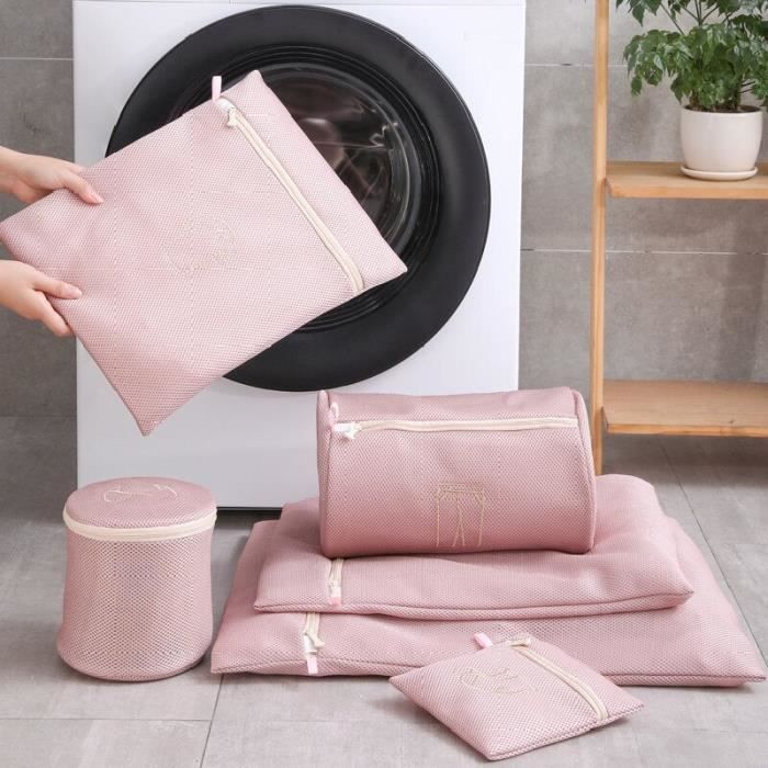3 Sachets à Linge Maille MagicLulu - 12x12cm - Protection Sous-vêtements Machine - Anti-enchevêtrement