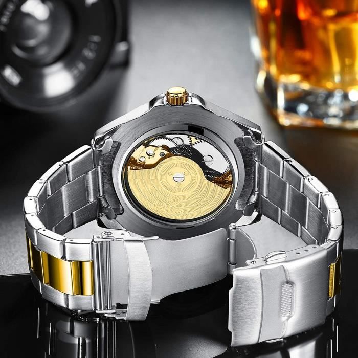 Montre homme squelette store automatique