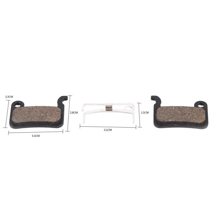 4 Paires Plaquettes Frein Vélo Semi-Métalliques Pour Shimano M315 M355 - Kit Complet