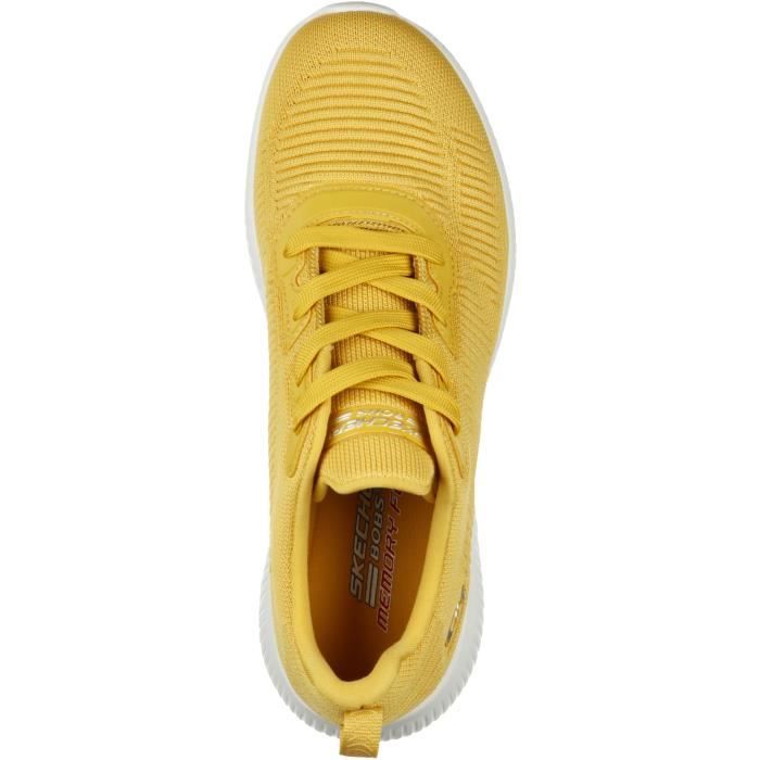 Skechers memory foam femme jaune clearance
