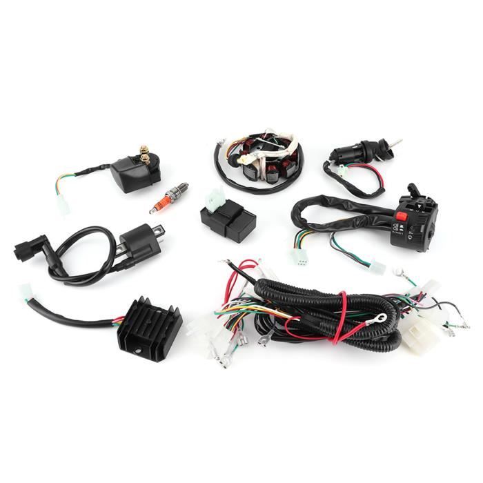 Kit Complet De Câblage électrique Pour ATV/QUAD 150-250cc - Stator, CDI, Bobine, Interrupteur - Marque TOTMOX