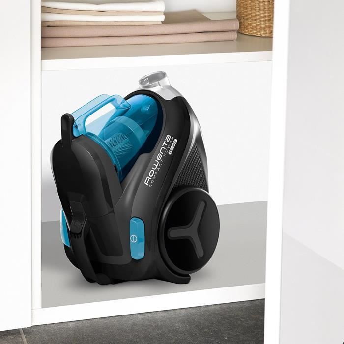 RO3731EA Rowenta Compact Puissance cyclonique cyclonique Aspirateur Couleur Bleu Noir 750watts