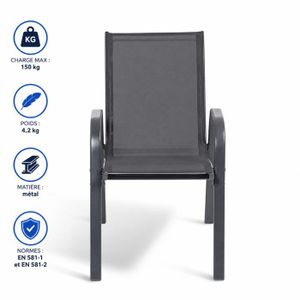 Chaise de Jardin Pliante Mani - Chaise de Balcon en Fer Forgé avec Hauteur d 'Assise 45 cm - Meuble de Terrasse et pour Usage Extérieur - Couleur:, Couleur:Blanc Antique