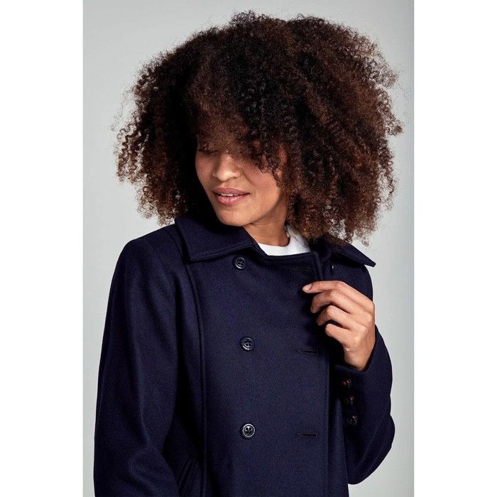 Caban femme court 'Pointe du Van' Armor Lux Bleu marine BLEU