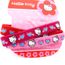 Set de 3 élastiques Hello Kitty NOIR//BLANC//GRIS = 1 lot de 3 NEUF