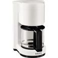 Cafetière à filtre KRUPS F1830110 - Blanc - Maintien au chaud - 0.6L-0