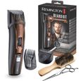 Tondeuse Barbe REMINGTON MB4045 - Lames Auto-Affûtées Titanium, Sabots Ajustables, Batterie Lithium-0