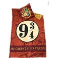 Harry Potter Parure de lit r/éversible avec housse de couette et housse de couette Warner Brothers Double