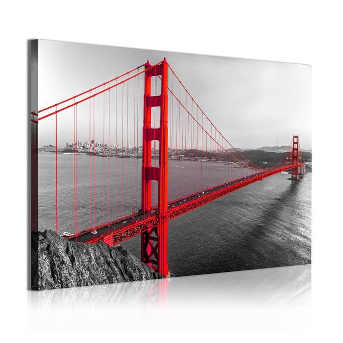 TABLEAU TOILE CADRE PONT VERRAZANOHARROWS NEW YORK. 140X90 cm 204