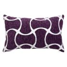 ATMOSPHERA CRÉATEUR D'INTÉRIEUR Housse de coussin Jeni chenille violet 50x30cm - Atmosphera createur d'interieur