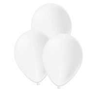 Déguisement Adulte Accessoires 122177 FUNIDELIA 10 ballons blancs - Décoration Anniversaire, Halloween & Carnaval - Couleurs unies